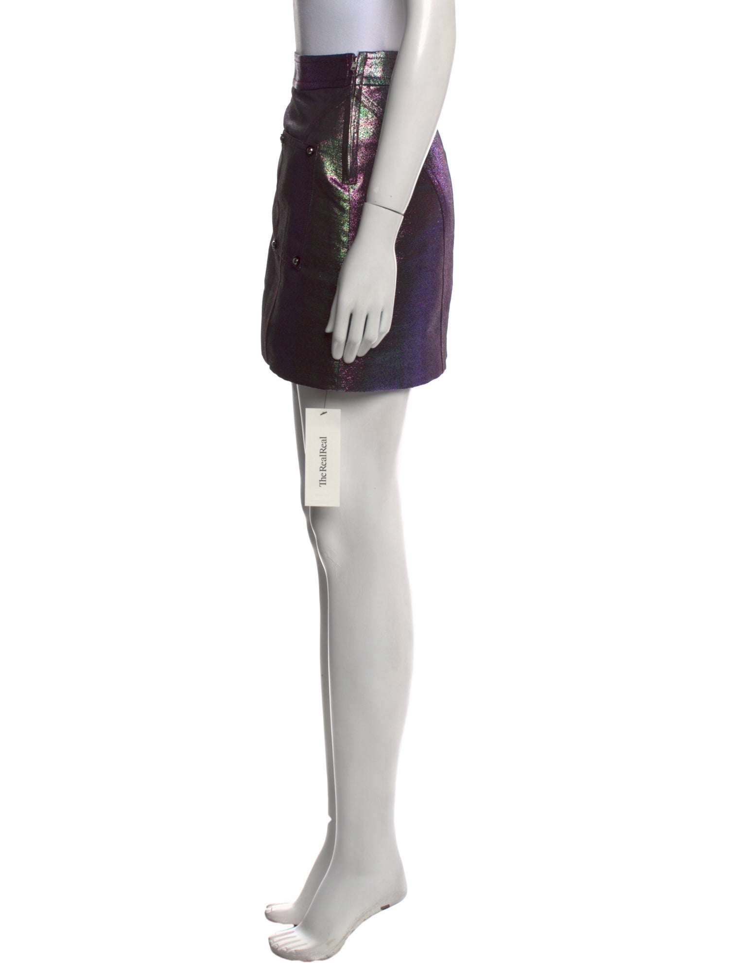 Opening Ceremony Studded Accents Mini Skirt