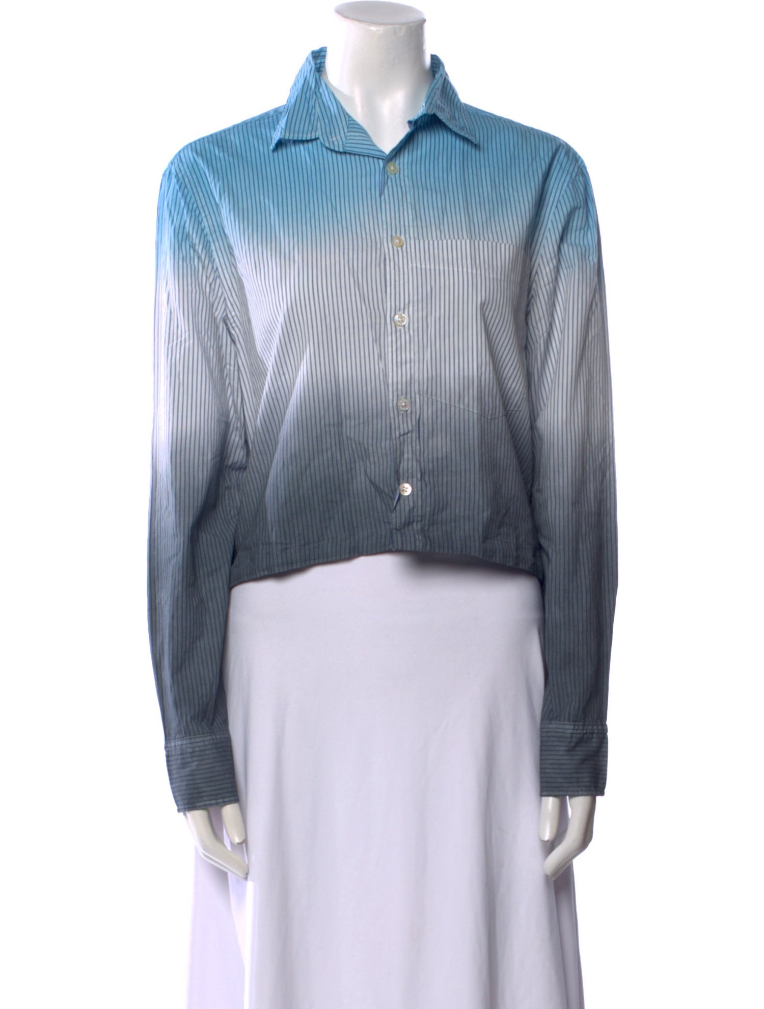 Opening Ceremony Long Sleeve Crop Top