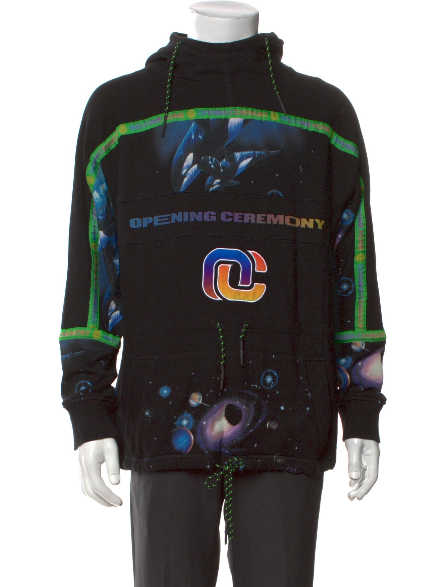 Raf Simons 2021 Archive Redux 'Nebraska' Sweatshirt - Green