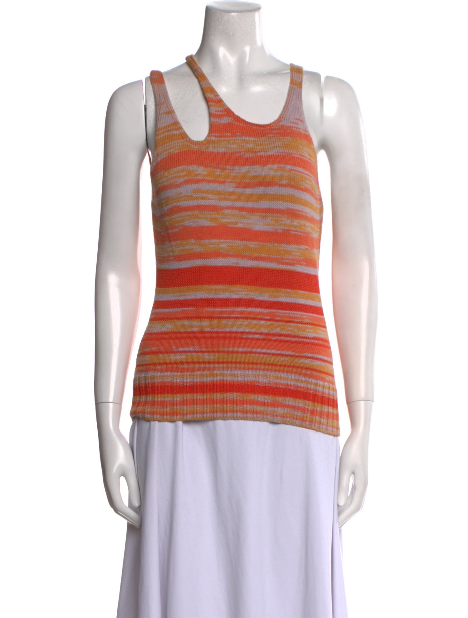 Opening Ceremony Graphic Print V-Neck Crop Top