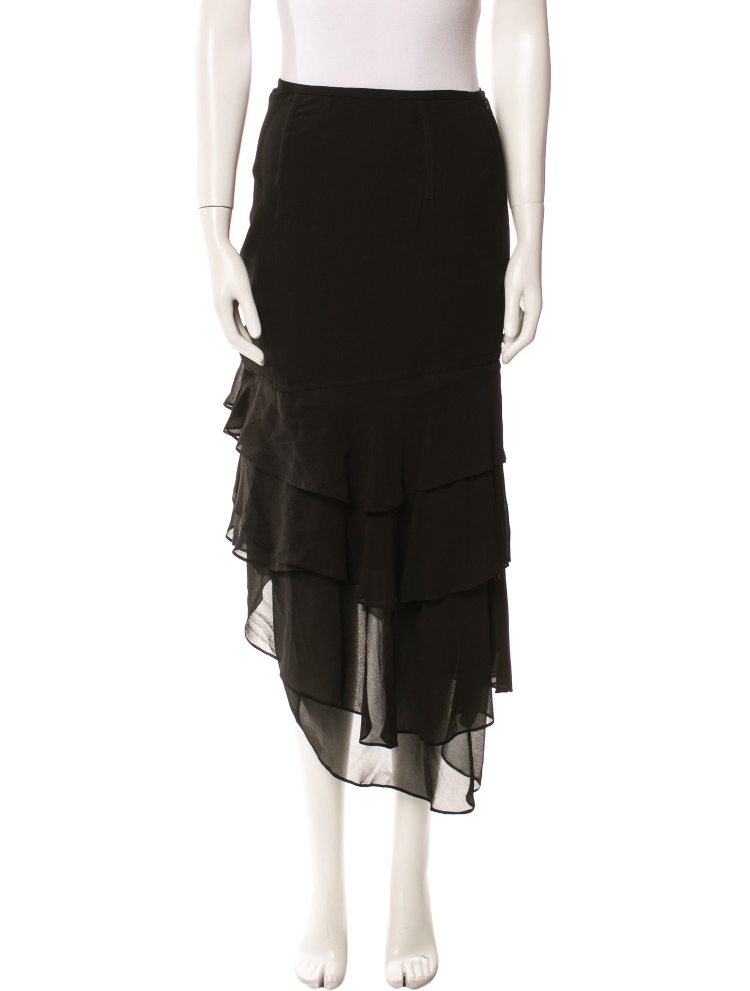 Opening Ceremony Silk Midi Length Skirt