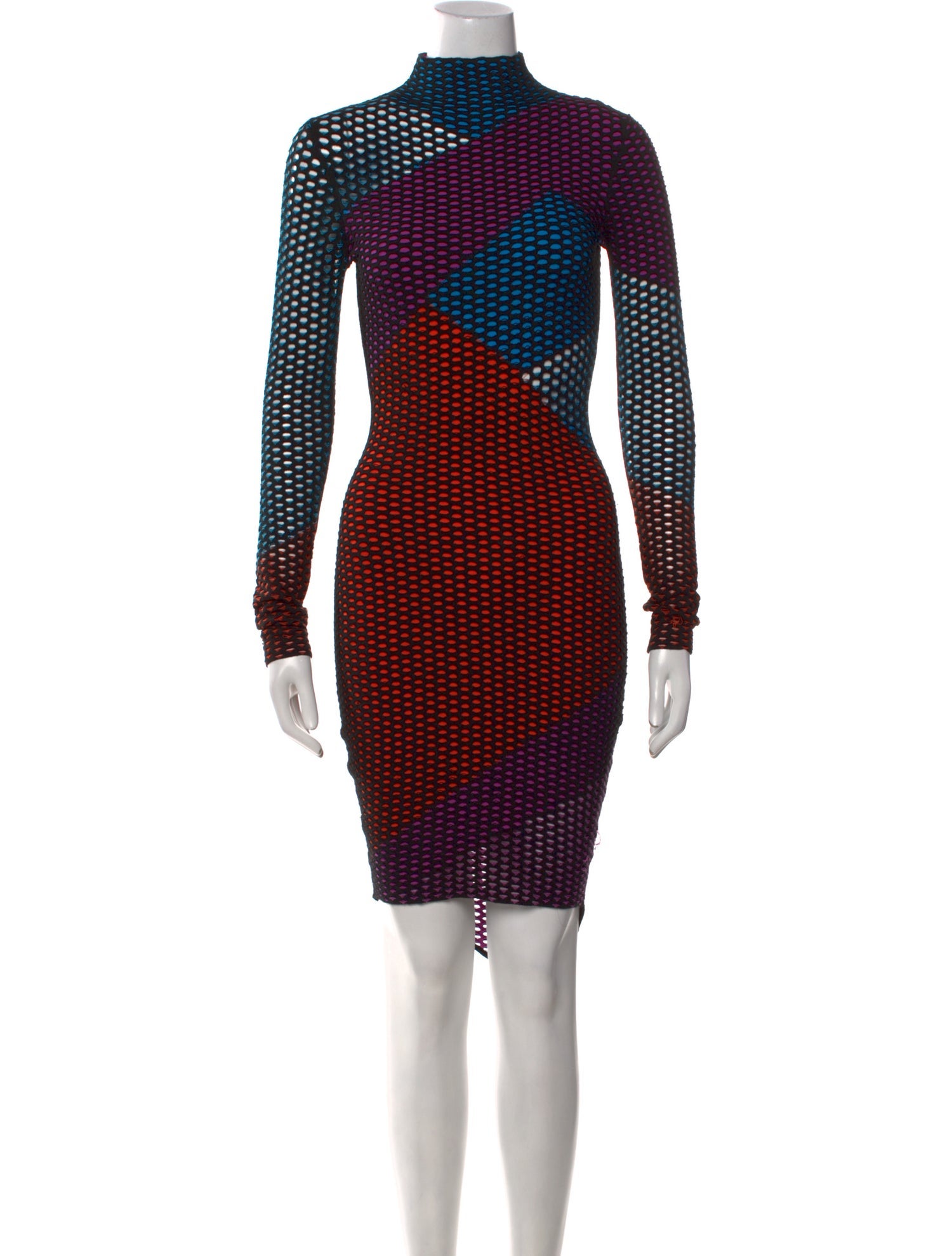 Opening Ceremony Polka Dot Print Midi Length Dress