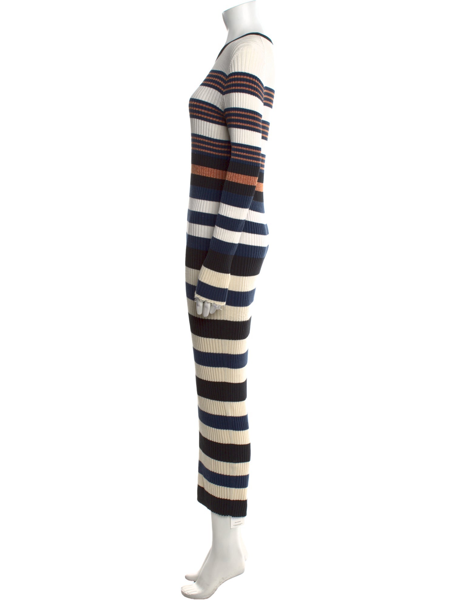 Opening Ceremony Striped Long Dress