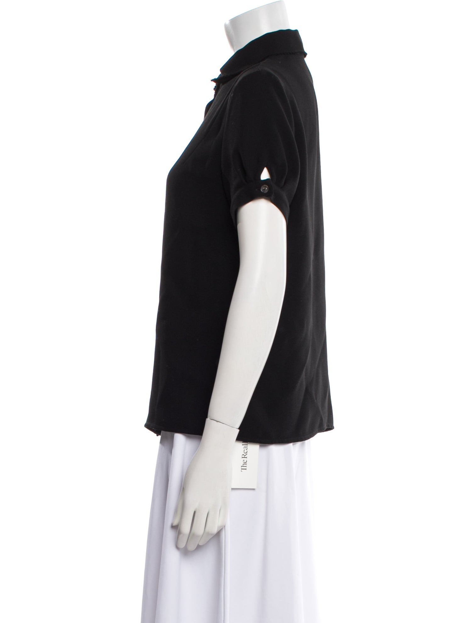 Opening Ceremony Short Sleeve Button-Up Top