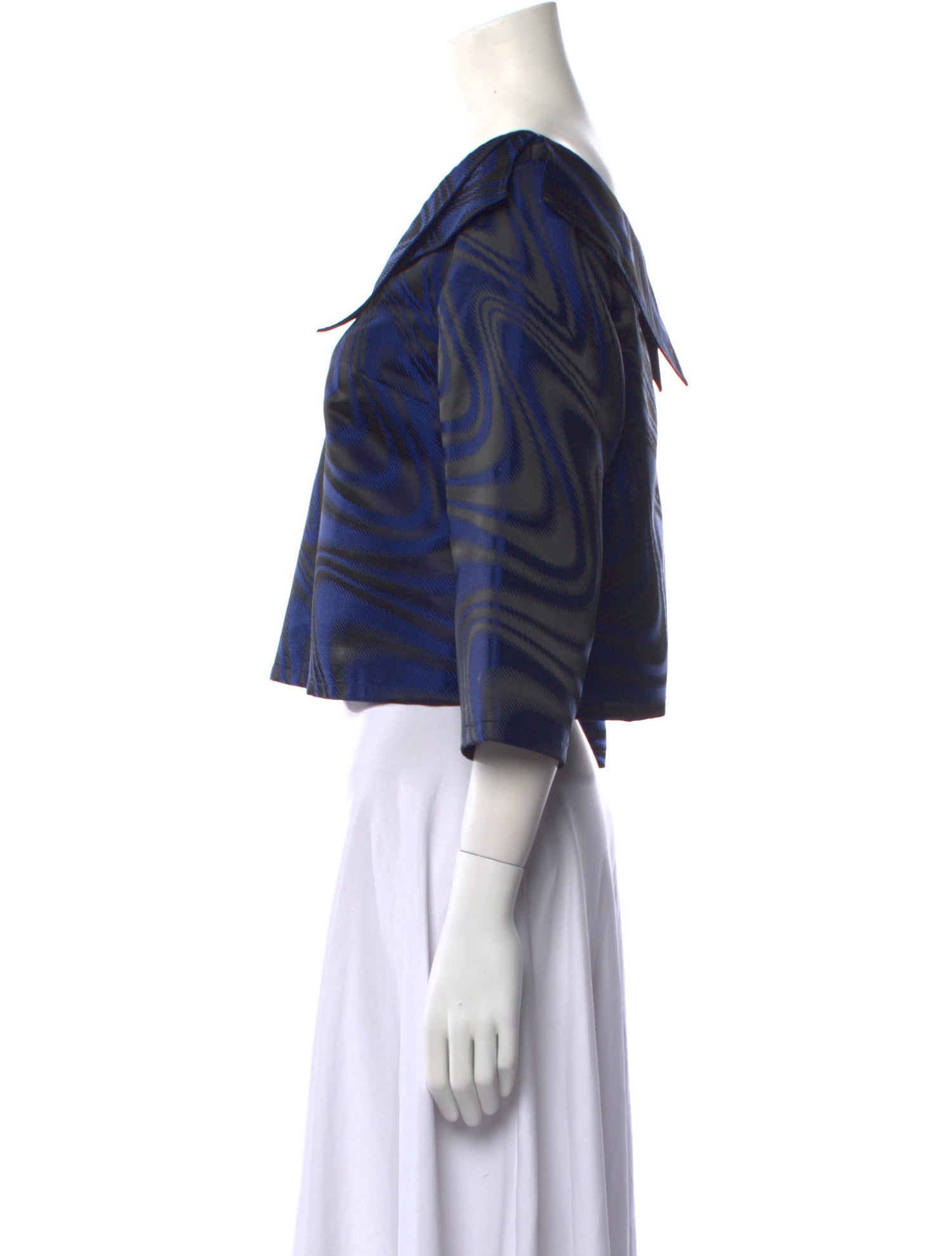 Opening Ceremony Printed V-Neck Crop Top