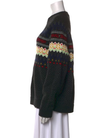 Opening Ceremony Merino Wool Printed Sweatshirt