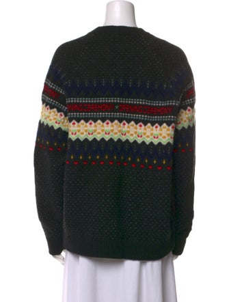 Opening Ceremony Merino Wool Printed Sweatshirt