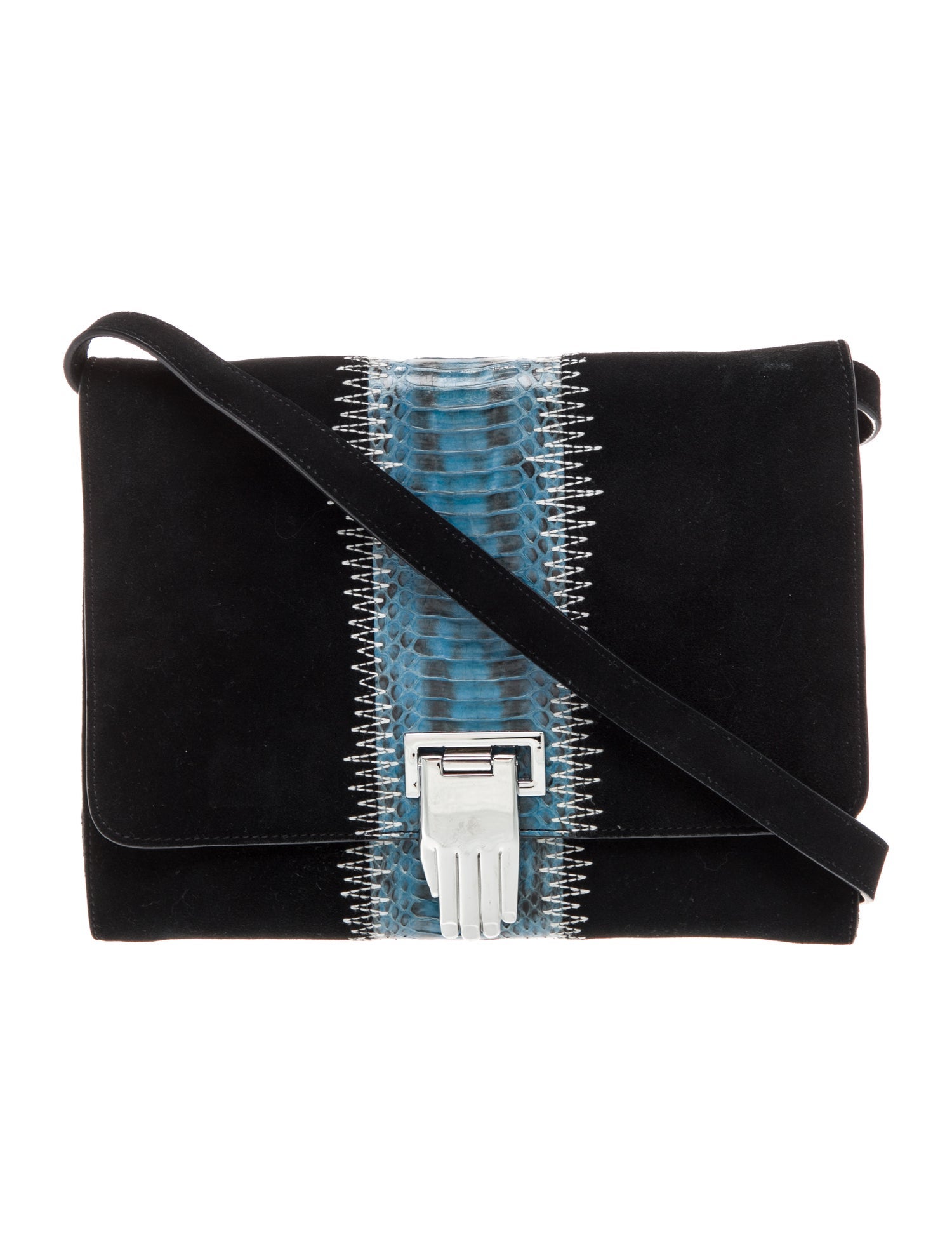 Opening Ceremony Suede Crossbody Bag