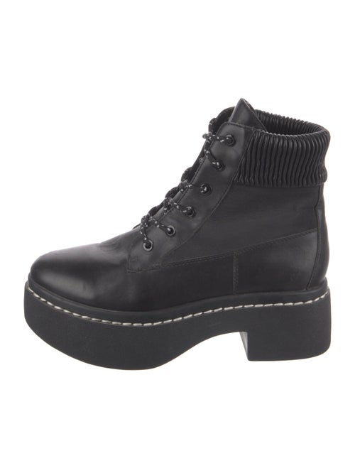 Opening Ceremony Leather Combat Boots