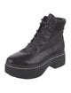 Opening Ceremony Leather Combat Boots