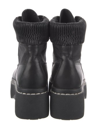 Opening Ceremony Leather Combat Boots