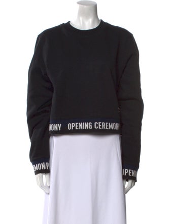 Opening Ceremony Crew Neck Long Sleeve Sweatshirt
