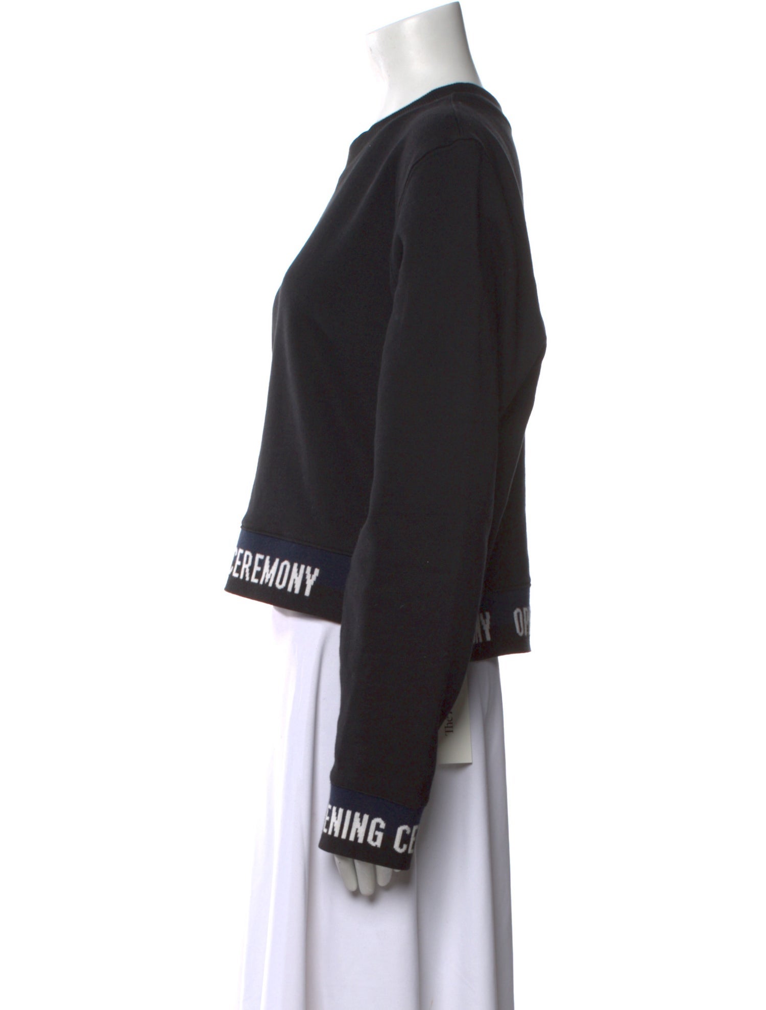 Opening Ceremony Crew Neck Long Sleeve Sweatshirt