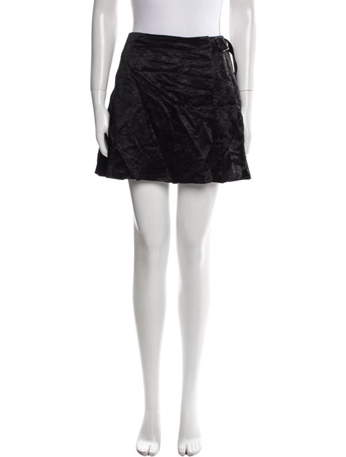 Opening Ceremony Pleated Accents Mini Skirt