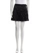 Opening Ceremony Pleated Accents Mini Skirt