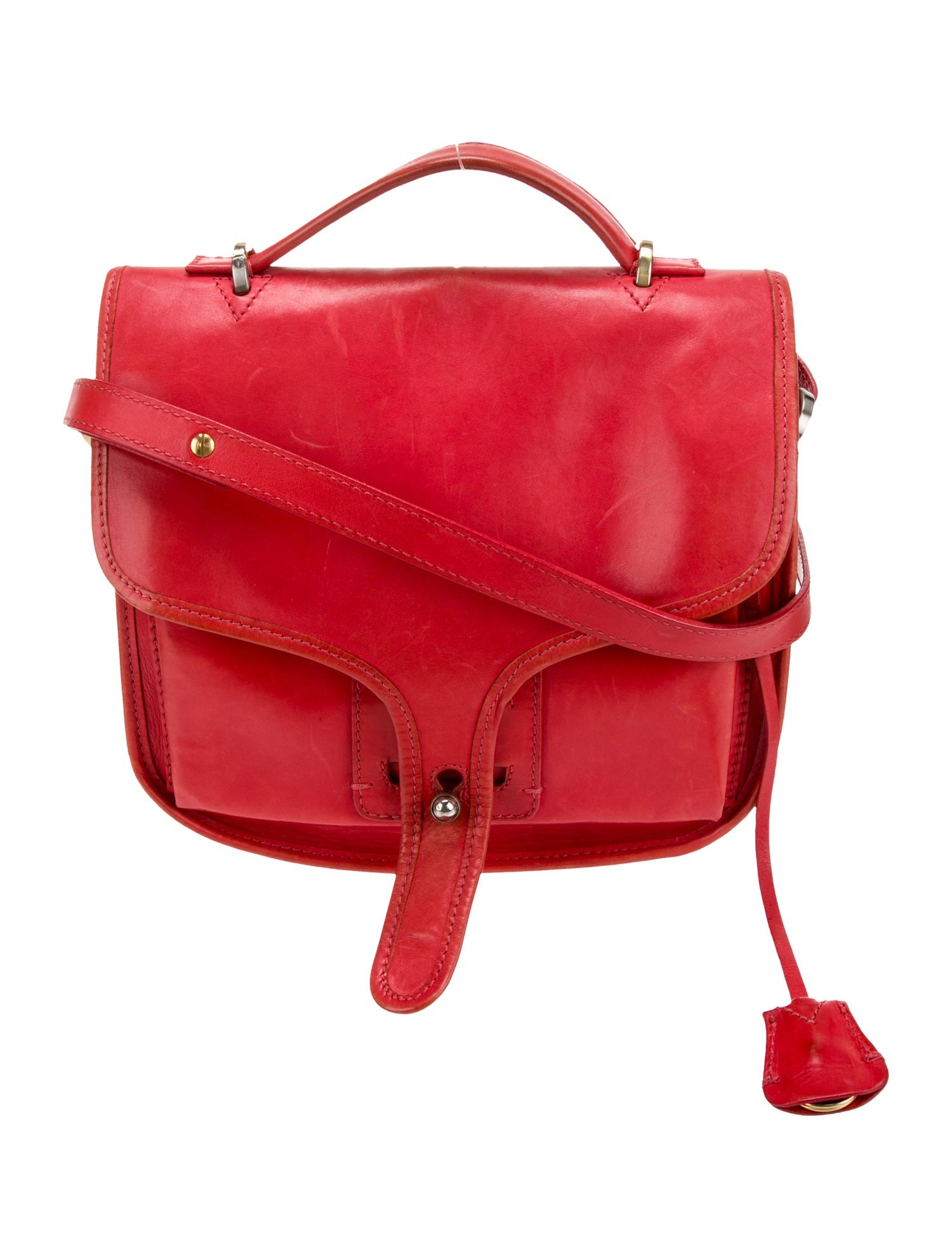 Opening Ceremony Leather Shoulder Bag