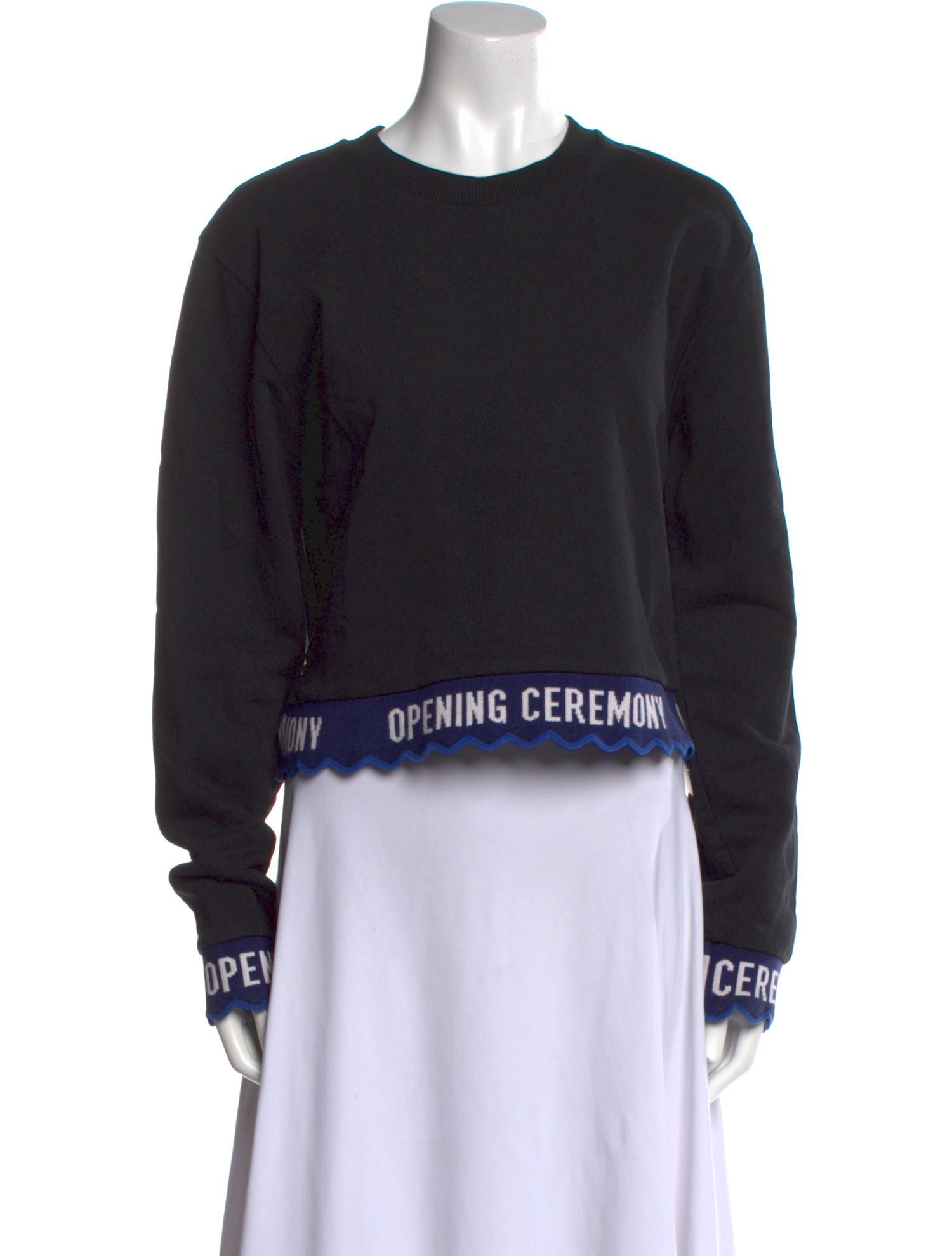 Opening Ceremony Crew Neck Long Sleeve Sweatshirt