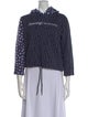 Opening Ceremony Polka Dot Print Mock Neck Sweatshirt