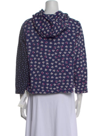 Opening Ceremony Polka Dot Print Mock Neck Sweatshirt