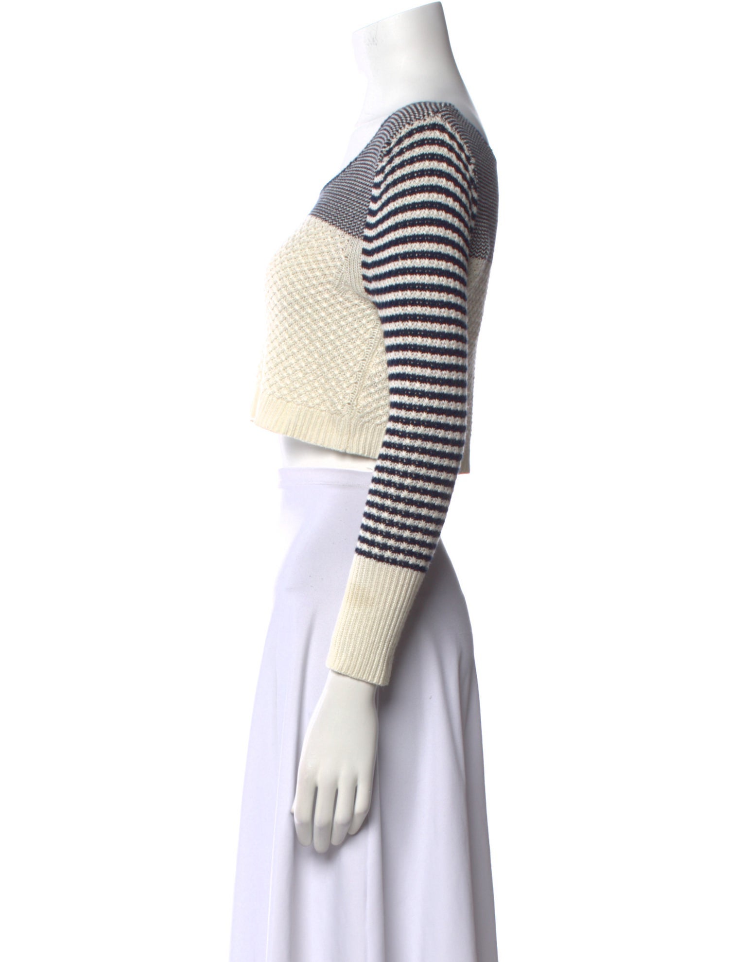 Opening Ceremony Striped Scoop Neck Sweater