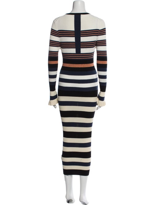 Opening Ceremony Striped Long Dress