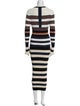 Opening Ceremony Striped Long Dress