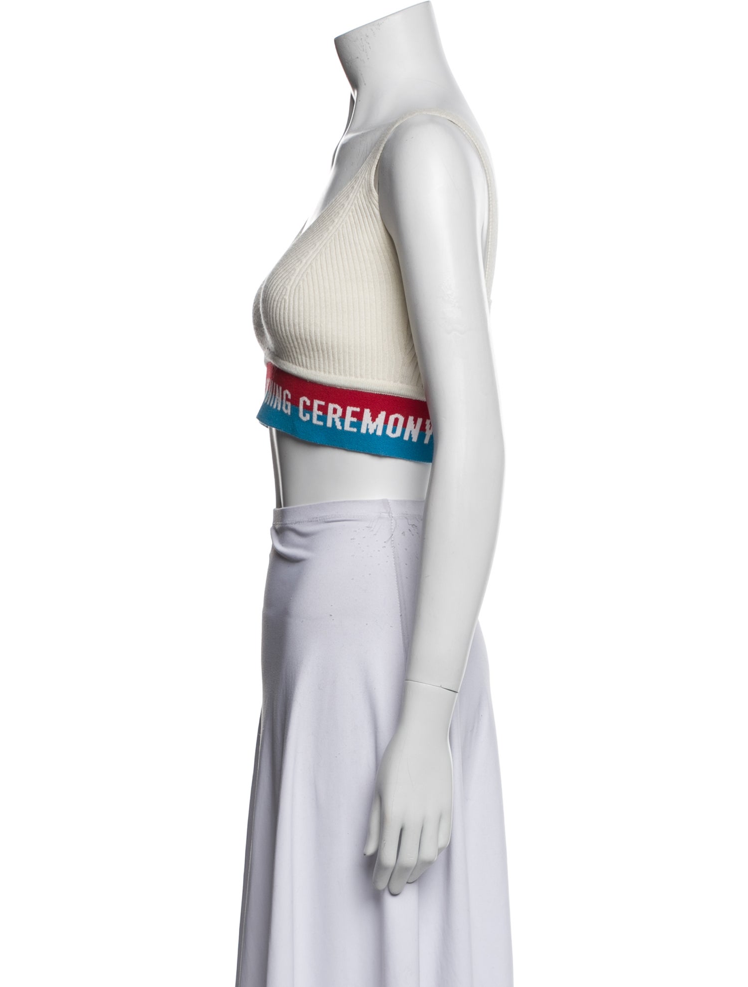 Opening Ceremony Nylon Graphic Print Crop Top