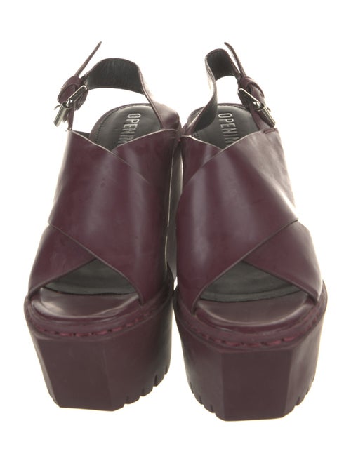 Opening Ceremony Leather Slingback Sandals