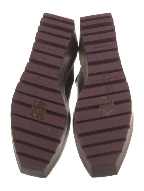 Opening Ceremony Leather Slingback Sandals