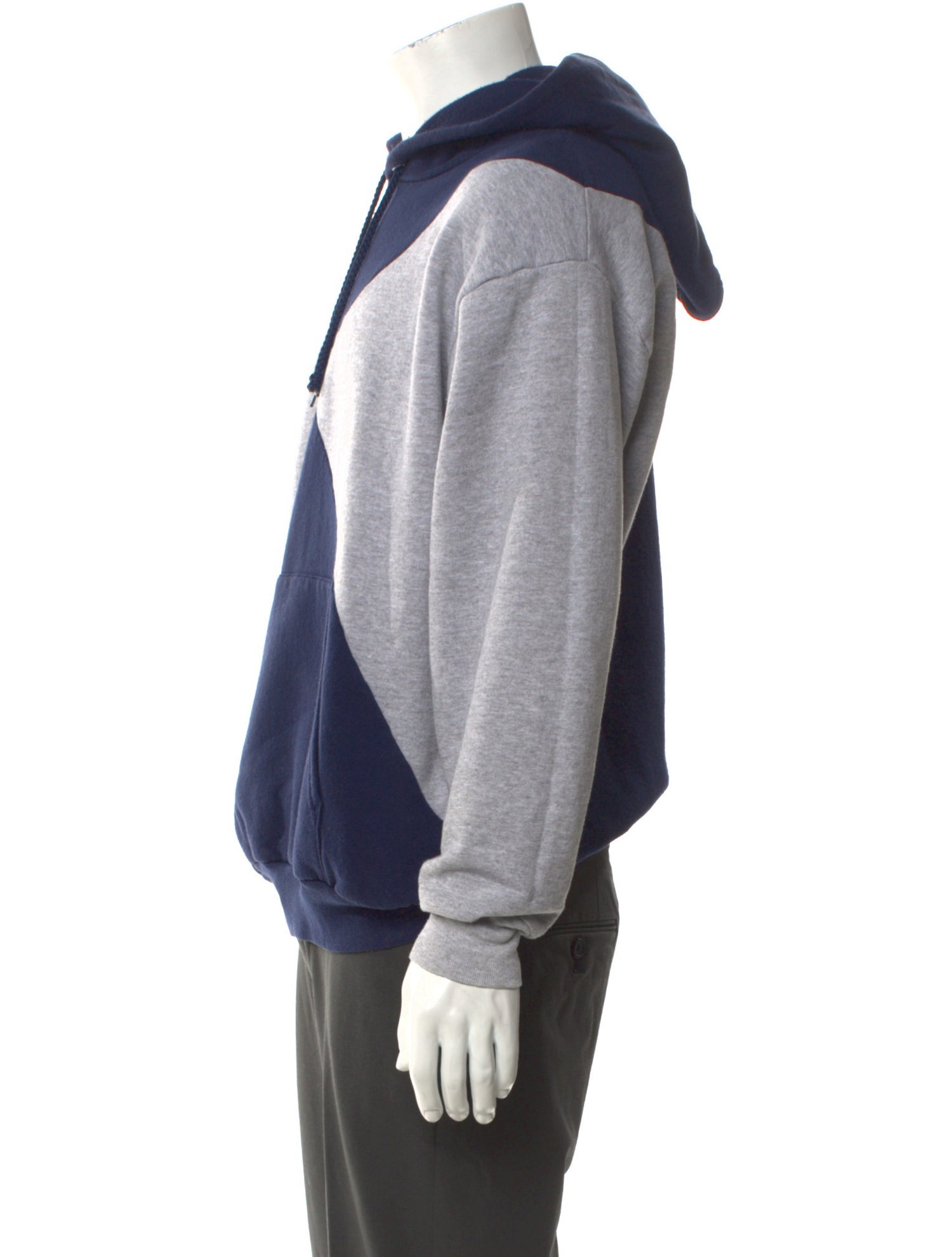Opening Ceremony Colorblock Pattern Crew Neck Hoodie