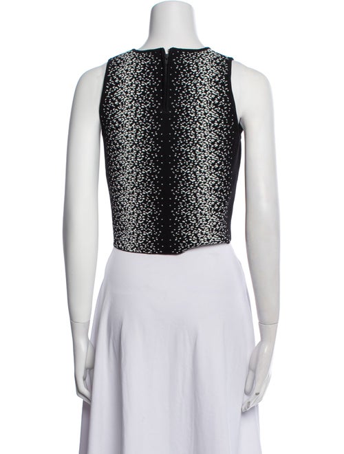 Opening Ceremony Printed Crew Neck Crop Top