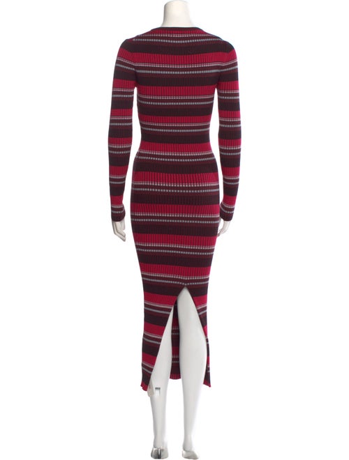 Opening Ceremony Striped Long Dress