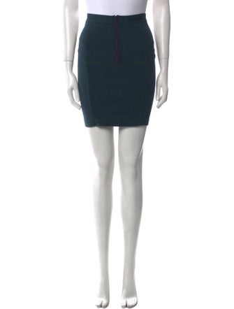 Opening Ceremony Raw-Edge Trim Mini Skirt