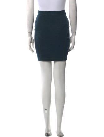 Opening Ceremony Raw-Edge Trim Mini Skirt