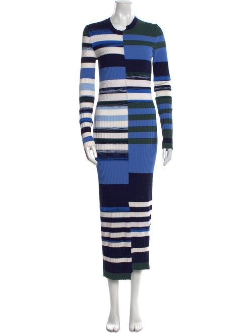Opening Ceremony Striped Long Dress