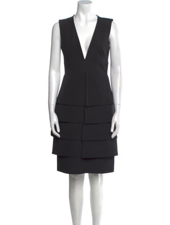 Opening Ceremony V-Neck Knee-Length Dress