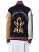 Opening Ceremony Wool Graphic Print Bomber Jacket