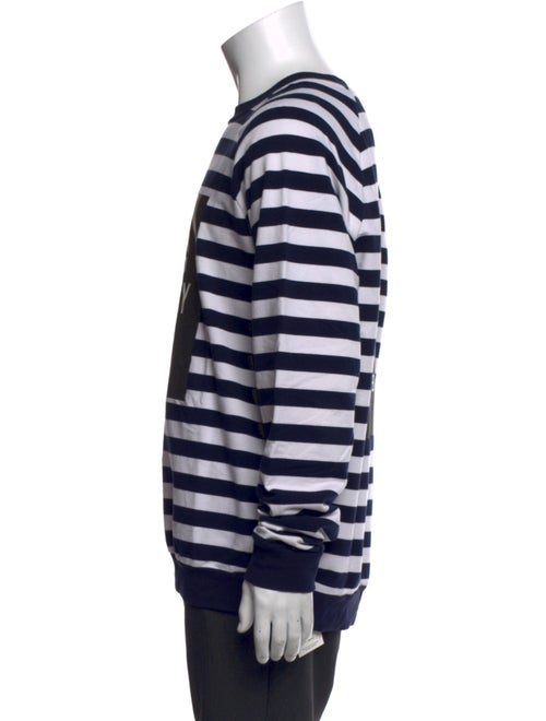 Opening Ceremony Striped Crew Neck Sweatshirt