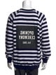 Opening Ceremony Striped Crew Neck Sweatshirt