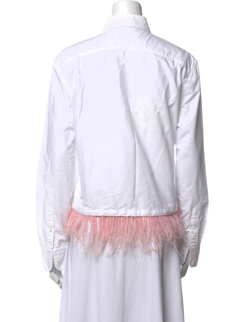 Opening Ceremony Long Sleeve Button-Up Top