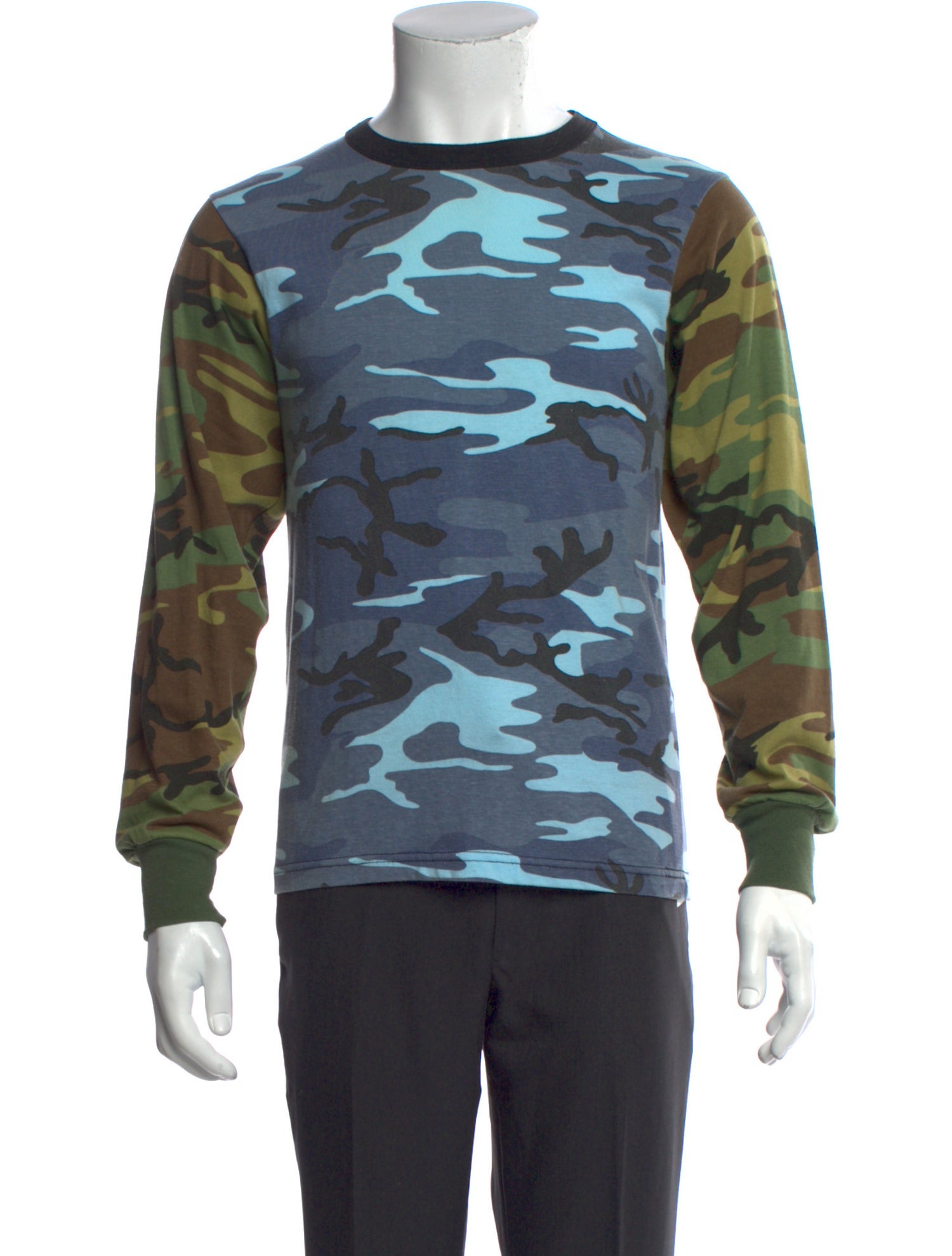 Opening Ceremony Printed Crew Neck Henley