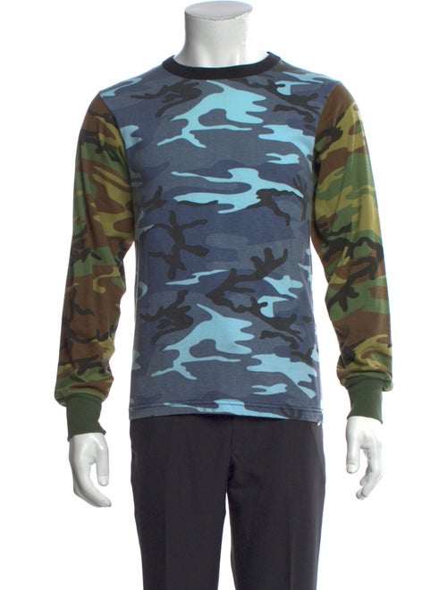 Opening Ceremony Printed Crew Neck Henley