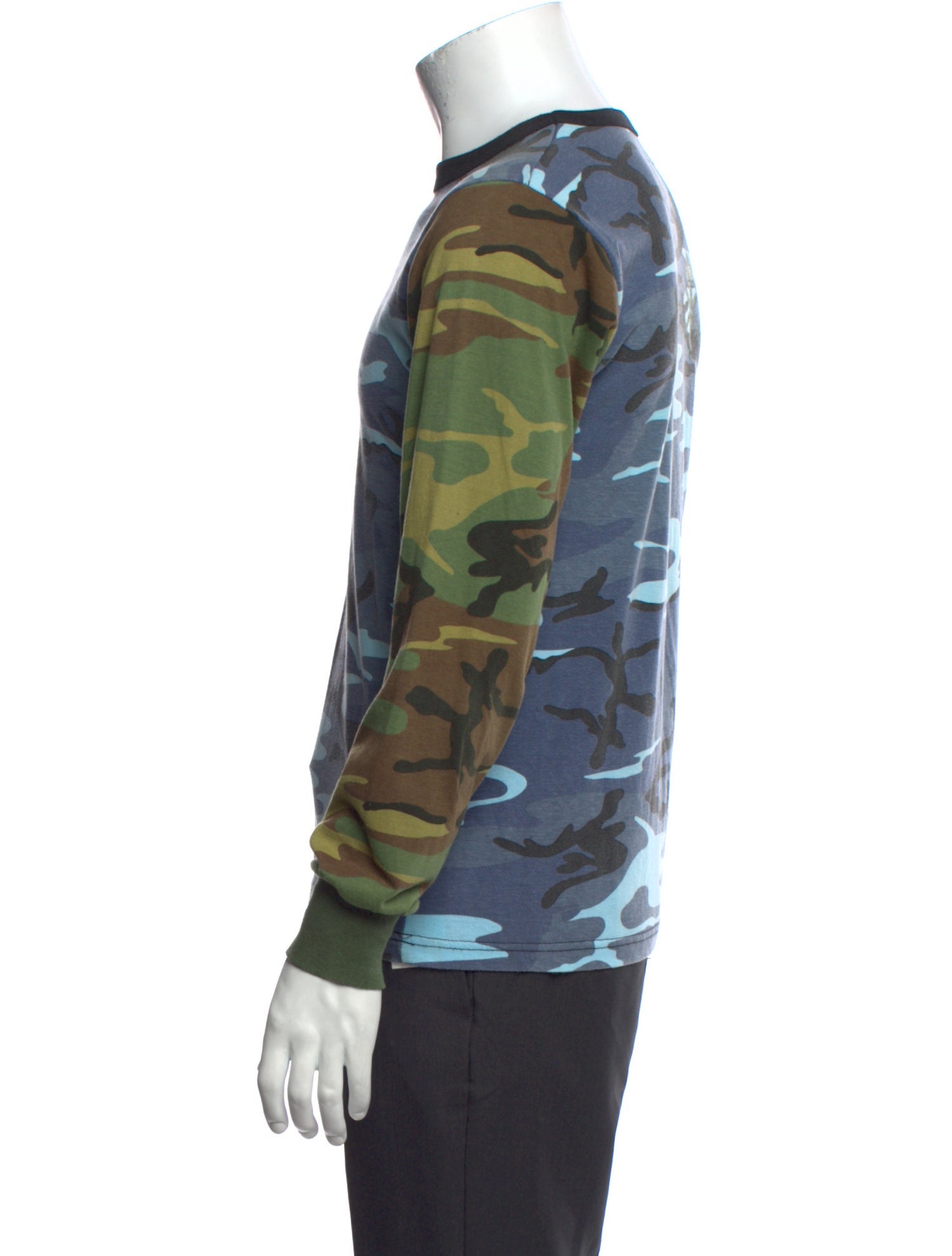 Opening Ceremony Printed Crew Neck Henley