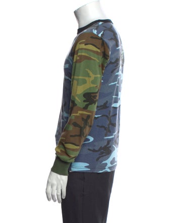 Opening Ceremony Printed Crew Neck Henley