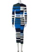 Opening Ceremony Striped Long Dress
