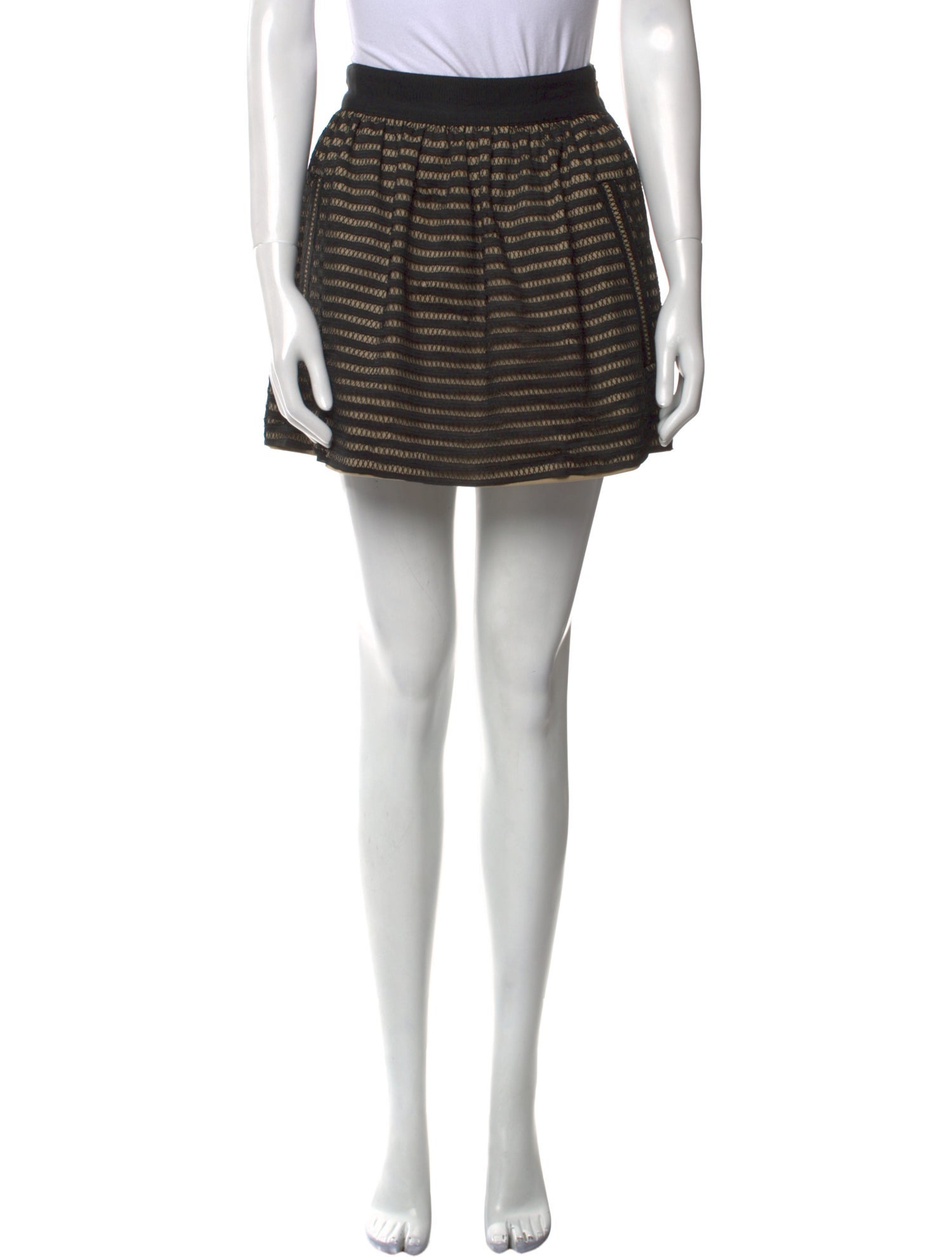 Opening Ceremony Striped Mini Skirt