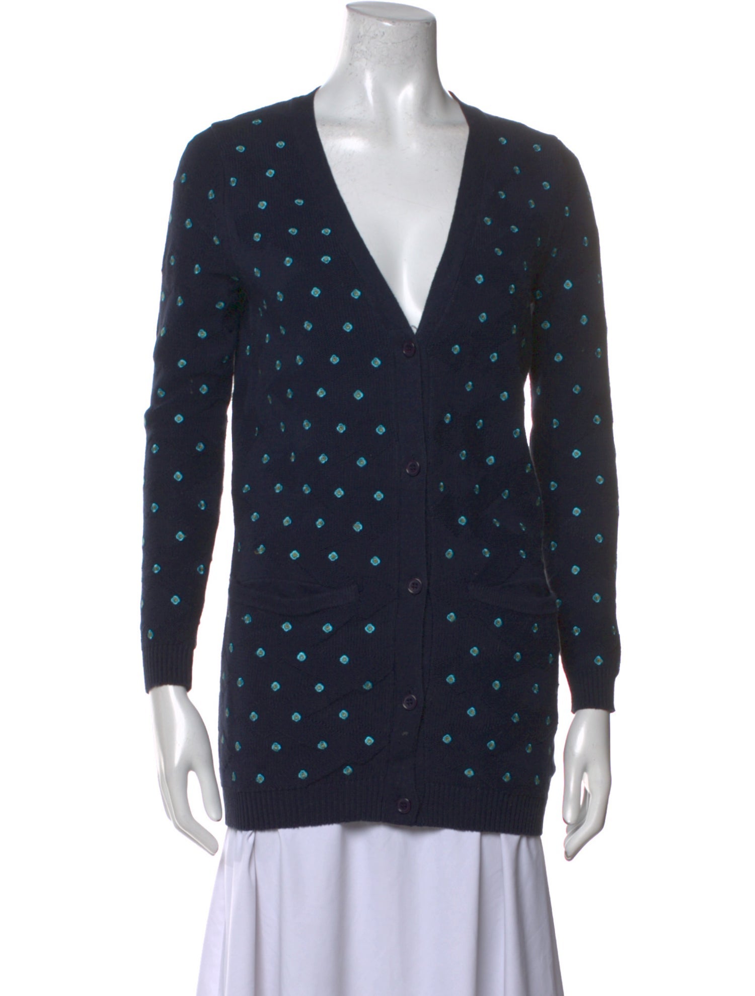 Opening Ceremony Printed V-Neck Top