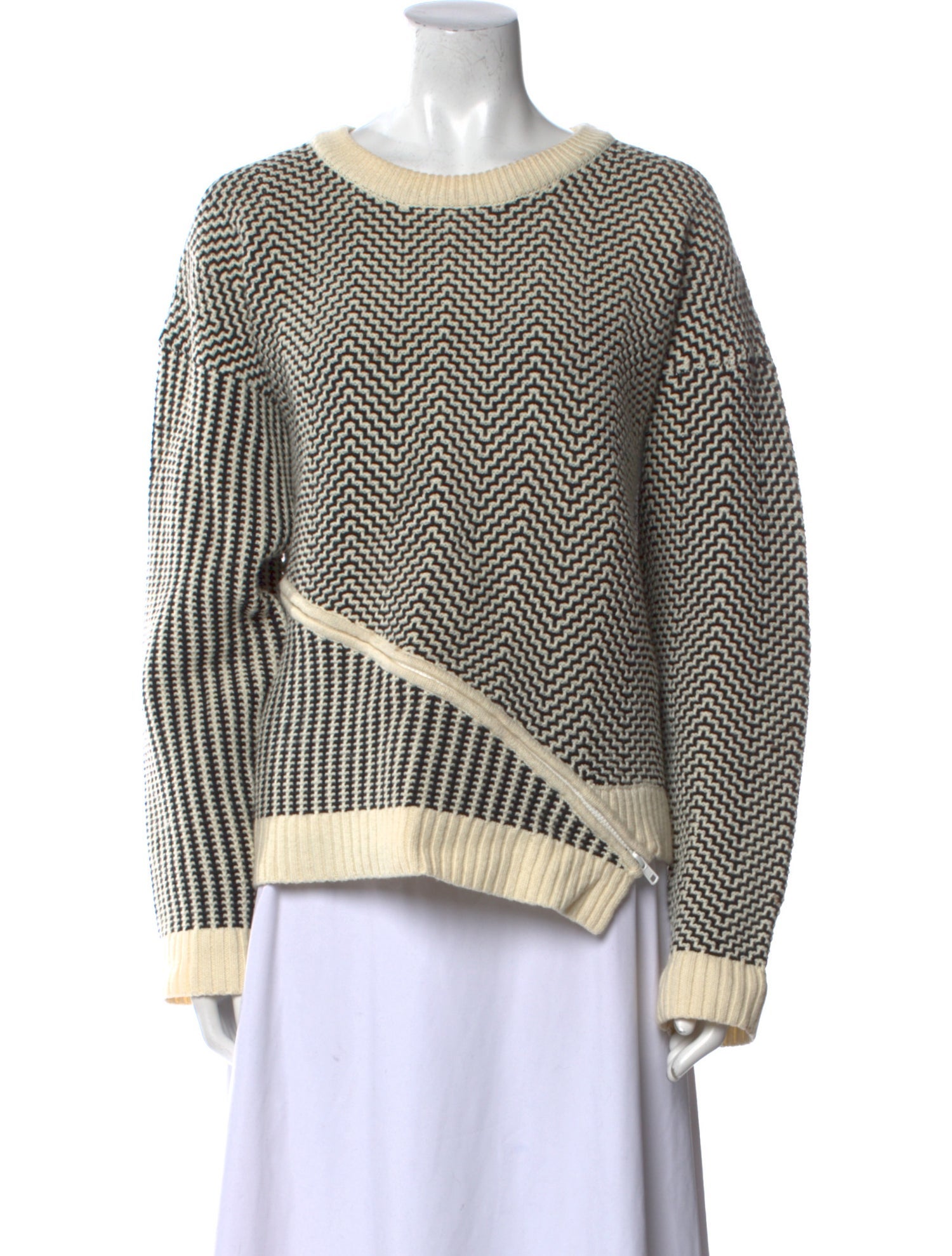 Opening Ceremony Striped Crew Neck Sweater