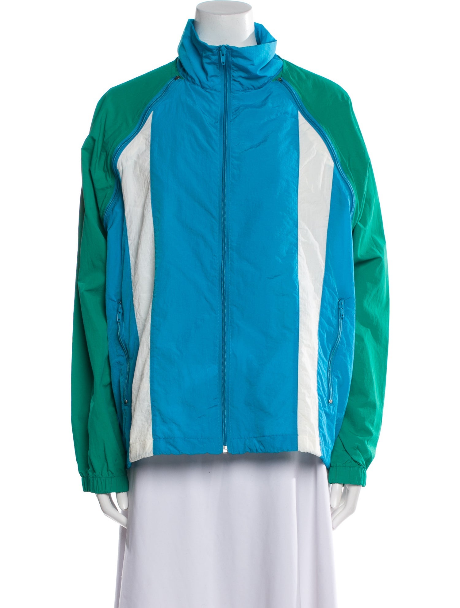 Opening Ceremony Nylon Colorblock Pattern Jacket