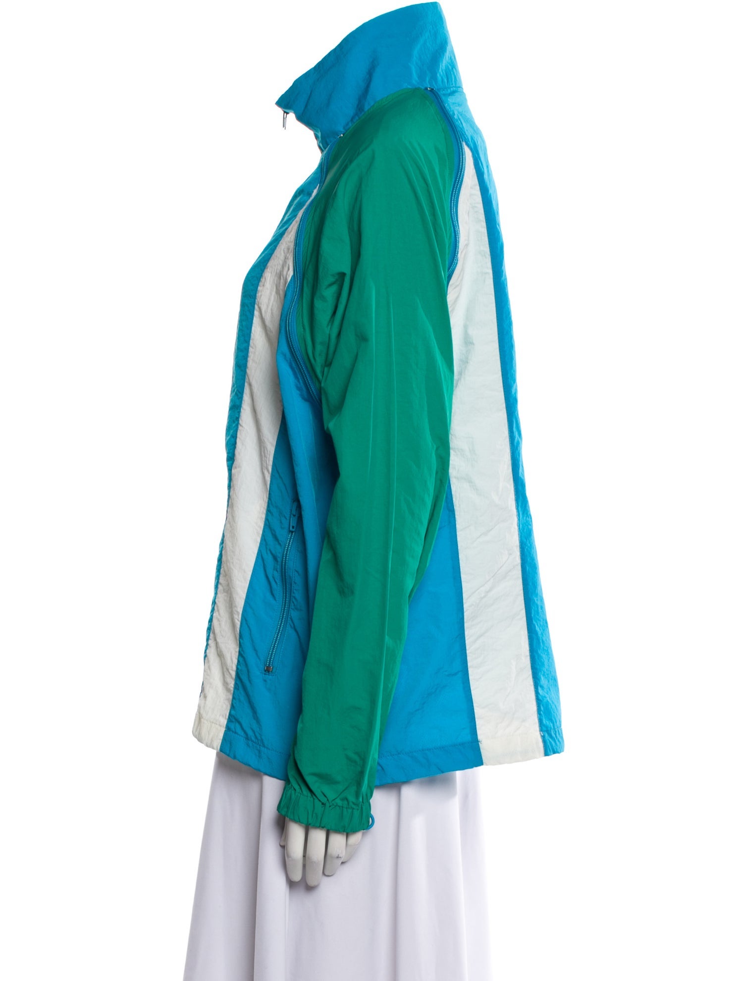 Opening Ceremony Nylon Colorblock Pattern Jacket